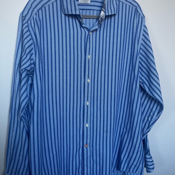Thomas Dean mens button down casual shirt XL - Picture 3 of 7